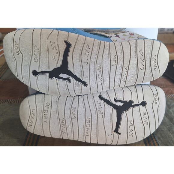 Nike kids Jordan Flare DM8973-417 University blue/white- youth size 2 - Picture 8 of 9